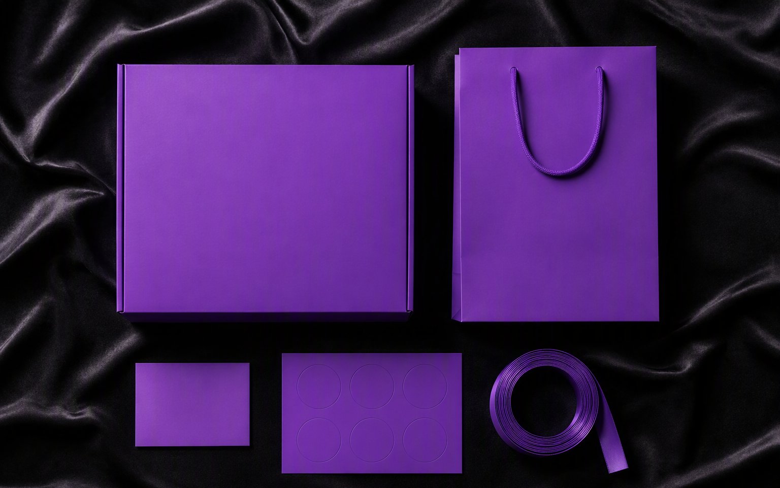 boutique gift set brand kit flat-lay