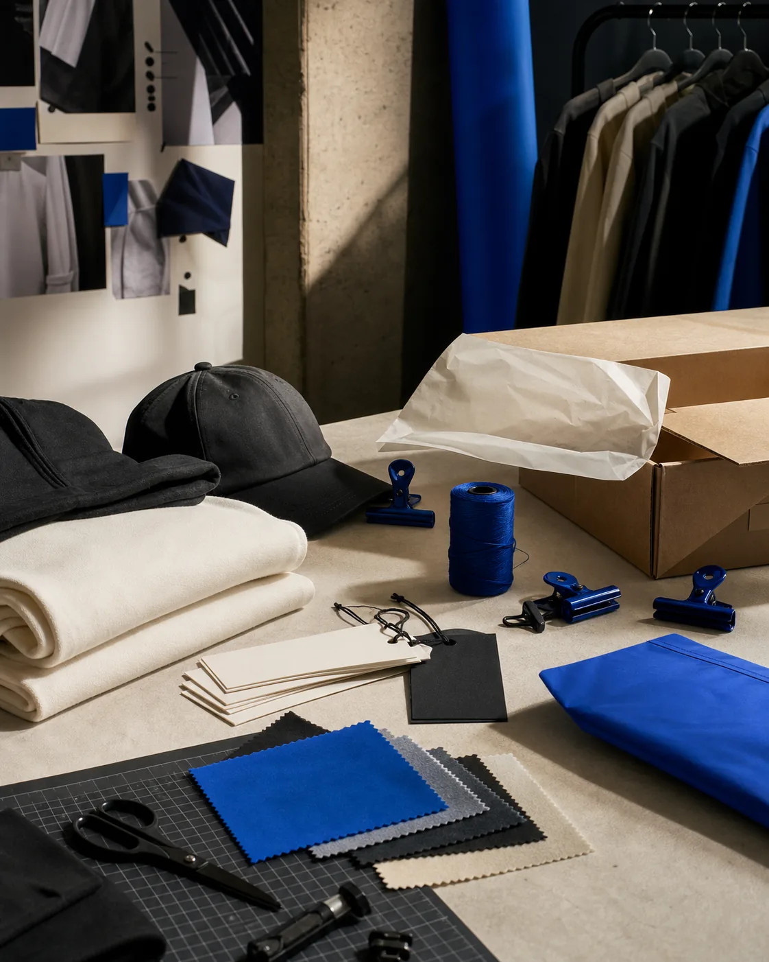 Turn a visual idea into a coordinated clothing launch.